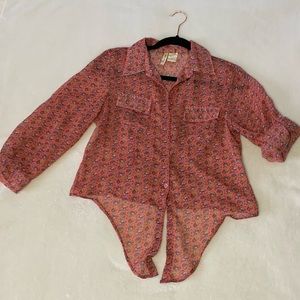 Floral dress shirt